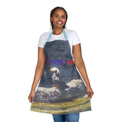Puffin Away Graphic Design Apron for Kitchen Use