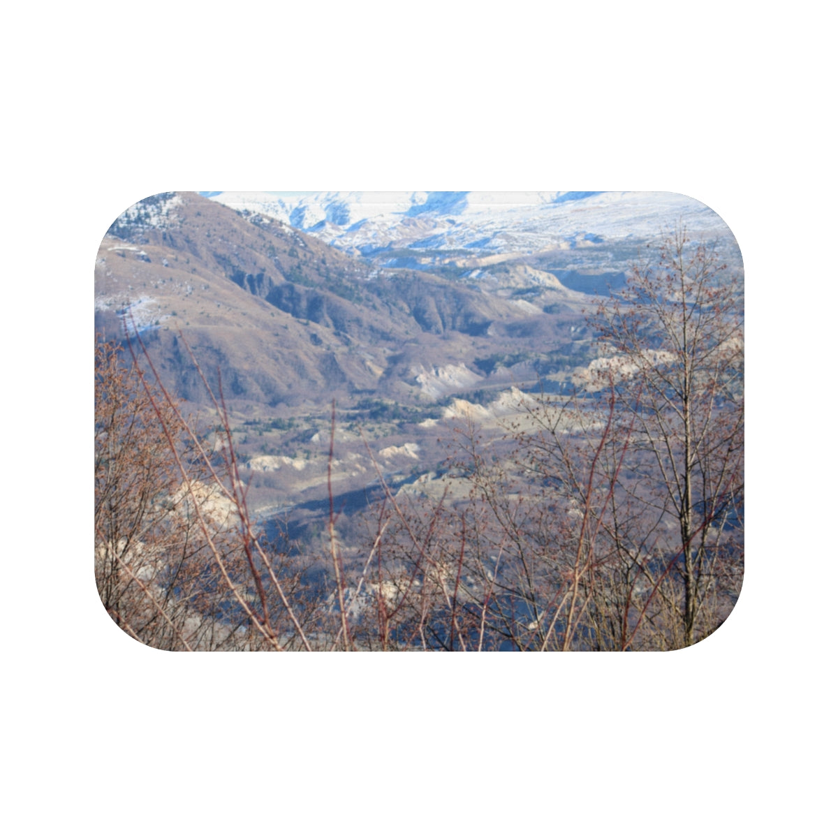 Snow-capped Mountain Range Scenic Vista Landscape product