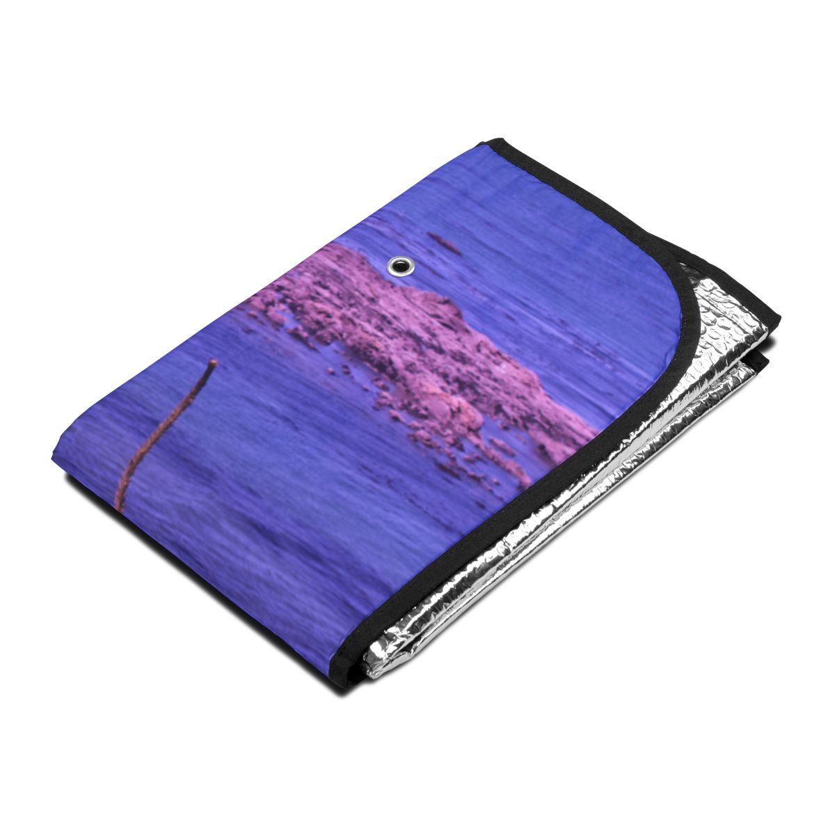 Scenic Coastal Image Reflective Car Sun Shade