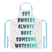 Cat Owners Always Have Someone Watching Apron