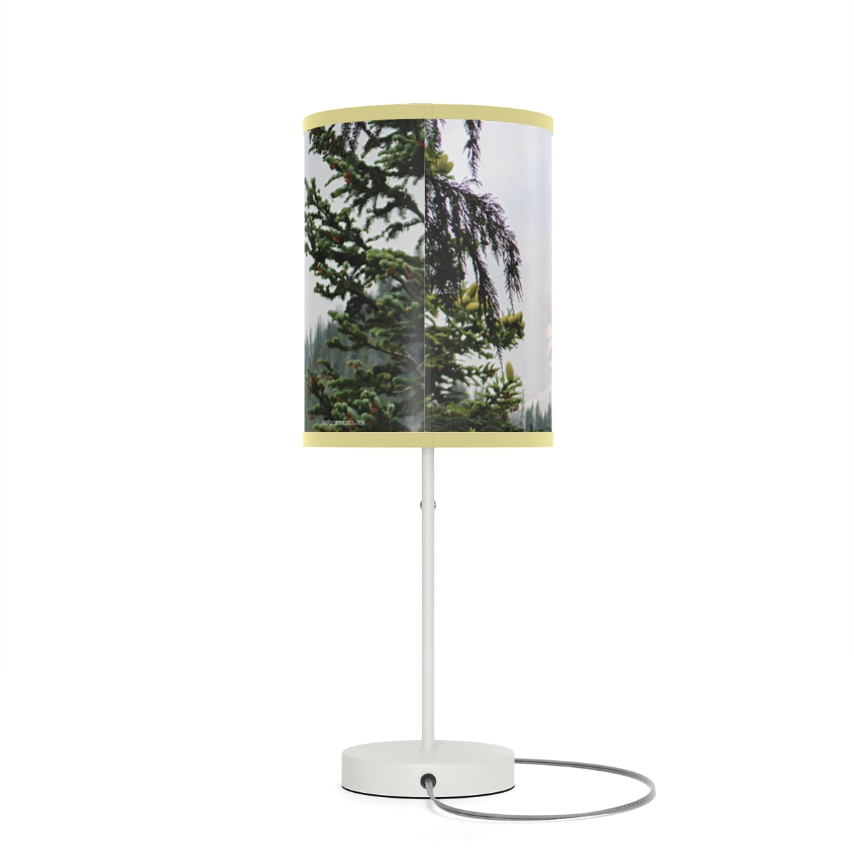 Beautiful Forest Scene Design Desk Lamp Decor