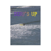 Surfer Riding the Waves Surf's Up Wall Art Print