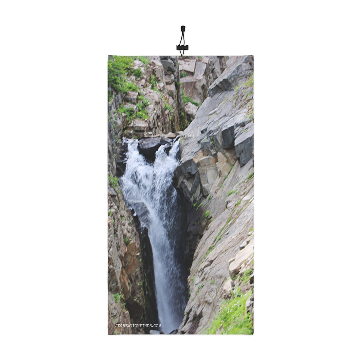 Stunning Waterfall in Rocky Mountains Art Print