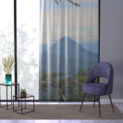 Mountain View Window Curtain, Scenic Landscape Drapes, Nature Inspired Decor, Forest Window Treatment, Peak Design Curtains, Home Interior