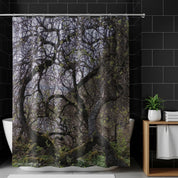 Enchanted Forest Design Shower Curtain for Bathroom Decor