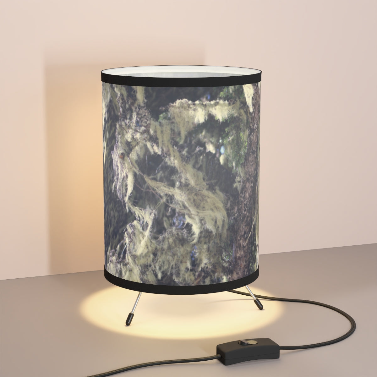 Natural Forest Texture Table Lamp Design Lighting Accessory