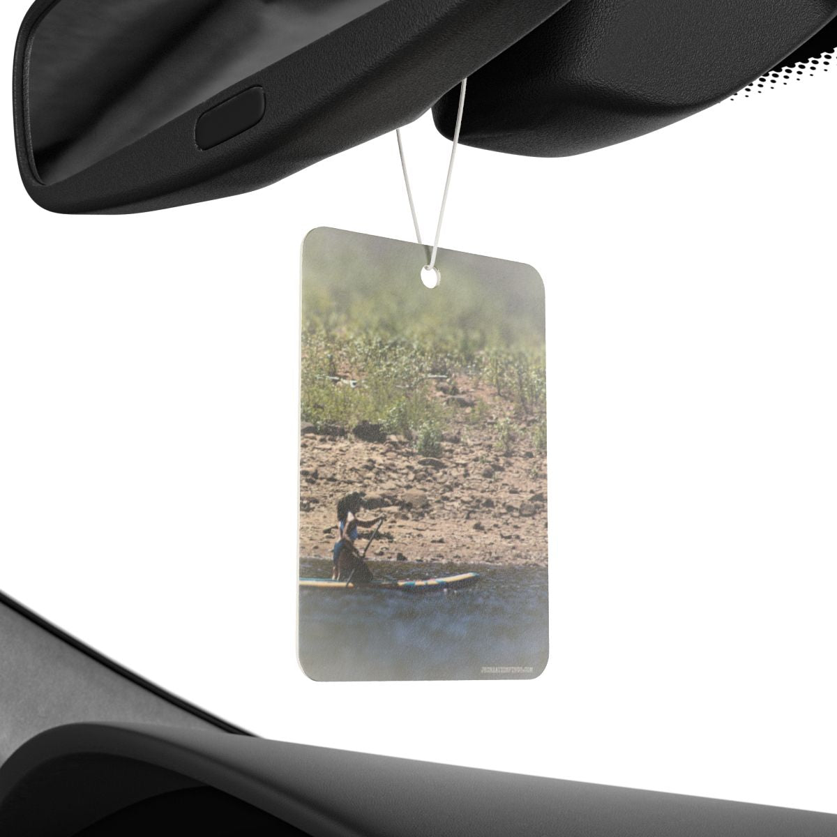 Scenic Landscape Car Air Freshener for a Refreshing Drive