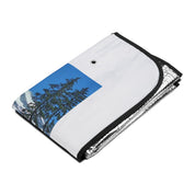 Foldable Windshield Sun Shade with Pine Tree Image
