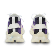 Fashionable Vibrant Purple and White Casual Sneakers