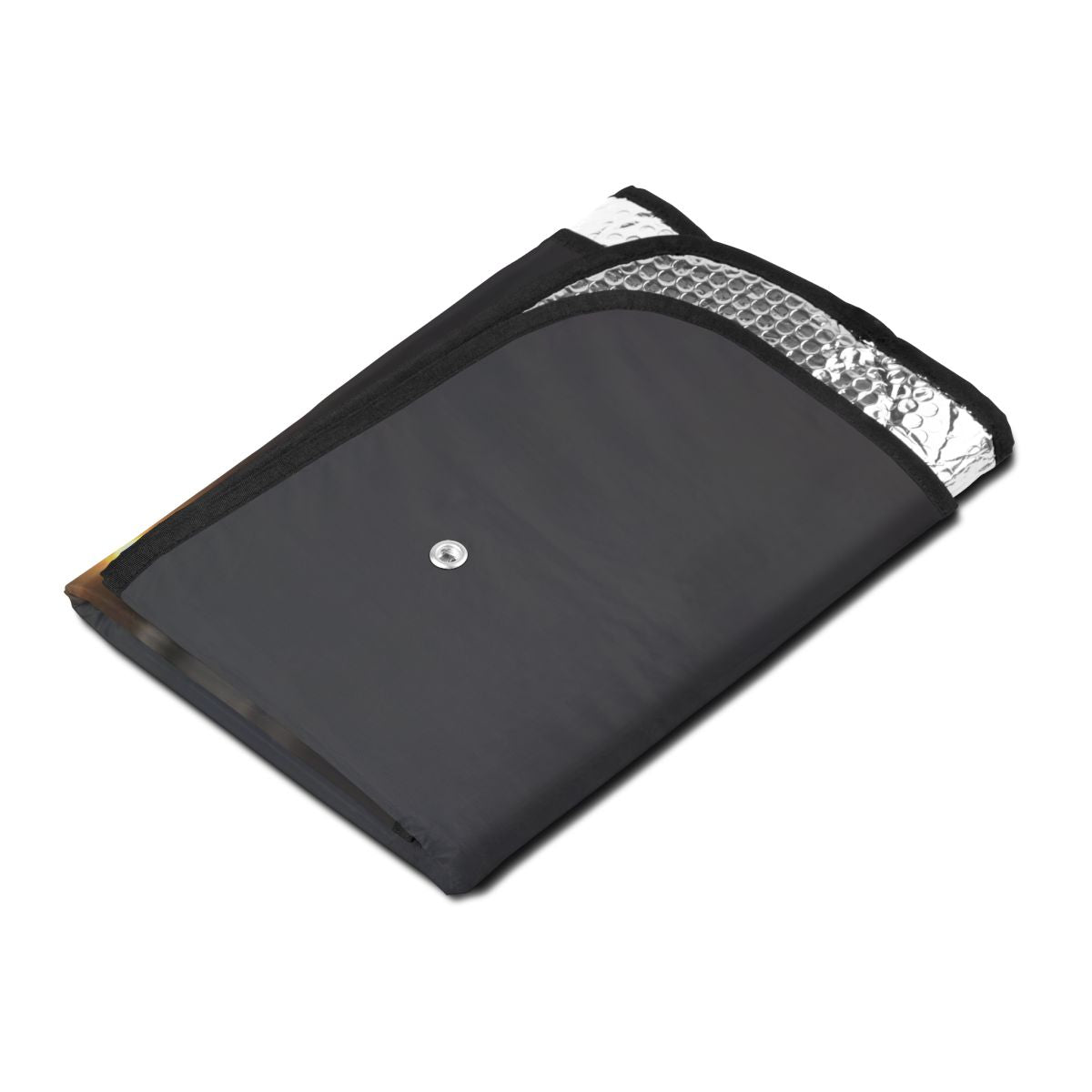 Insulated Foldable Black Car Sunshade for Windshield