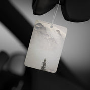 Scenic Mountain Illustration Hanging Air Freshener