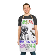 Hunting Sasquatch Geriatric Park Apron For Fun Kitchen
