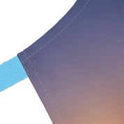 Stylish Gradient Design Tote Bag with Blue Handle