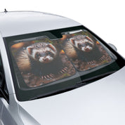 Cute Ferret Print Windshield Sun Shades Car Accessory