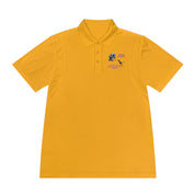 Stylish Yellow Polo Shirt with Embroidered Design