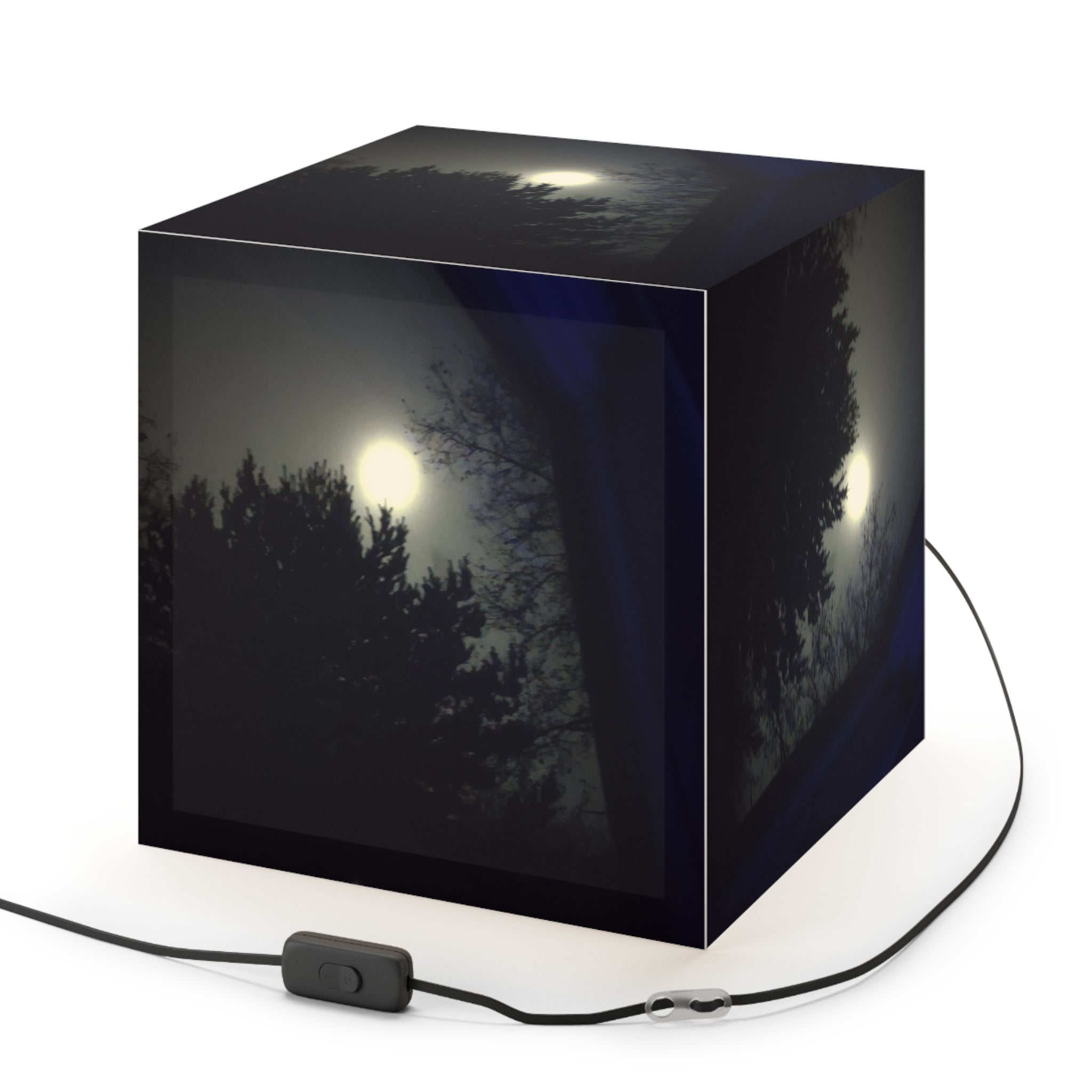 Mysterious Moon Forest Glow Night Cube product type
