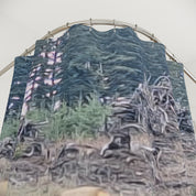 Forest Scenery Design Shower Curtain Bathroom Decor