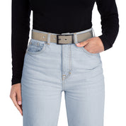 Stylish Black Long Sleeve Top and Light Wash Jeans Combo