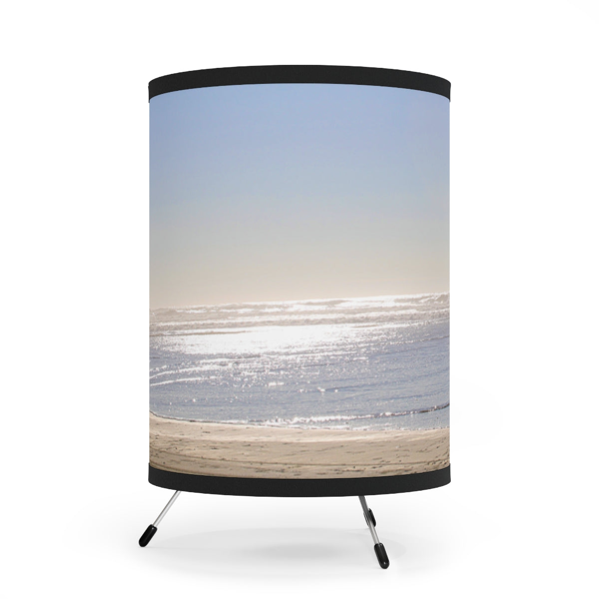 Tranquil Ocean Sunrise Scene Lampshade for Calm Ambiance