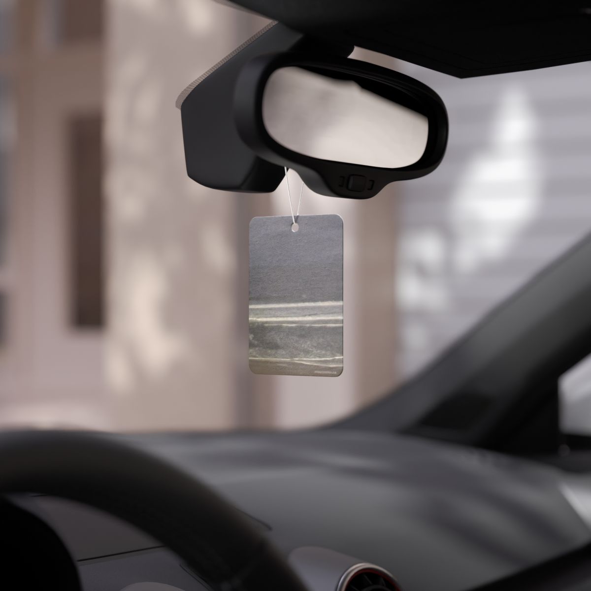 Coastal Scene Hanging Car Air Freshener for Vehicles
