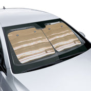 Beach Sunset Print Universal Fit Car Sunshade
