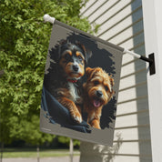 Cute Dogs Printed Garden Outdoor Flag Decor Sign