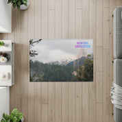 Hunting Sasquatch Forest Scene Area Rug Product