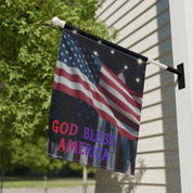 God Bless America Flag with Patriotic Design
