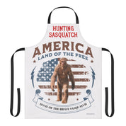 America Land Of The Free Sasquatch Apron
