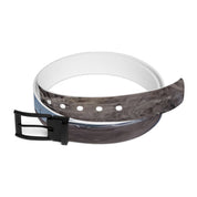 Stylish Adjustable Buckle Belt with Unique Pattern Design