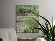 Serene Green Landscape Wall Art Canvas Print Product