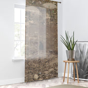 Butterfly Window Curtain, Nature Inspired Drapes, Insect Art Home Decor, Earth Tone Window Panels, Bohemian Style Curtains, Rustic Design