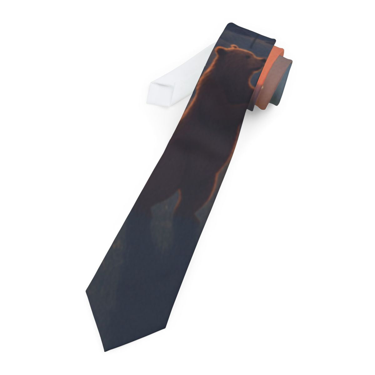 Majestic Bear Animal Design Men's Tie Accessory
