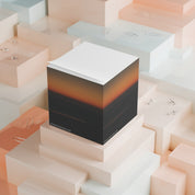 Abstract Sunset Gradient Sticky Notes Block
