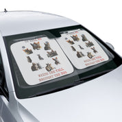 Funny Cats and Dog Windshield Sunshade Accessory