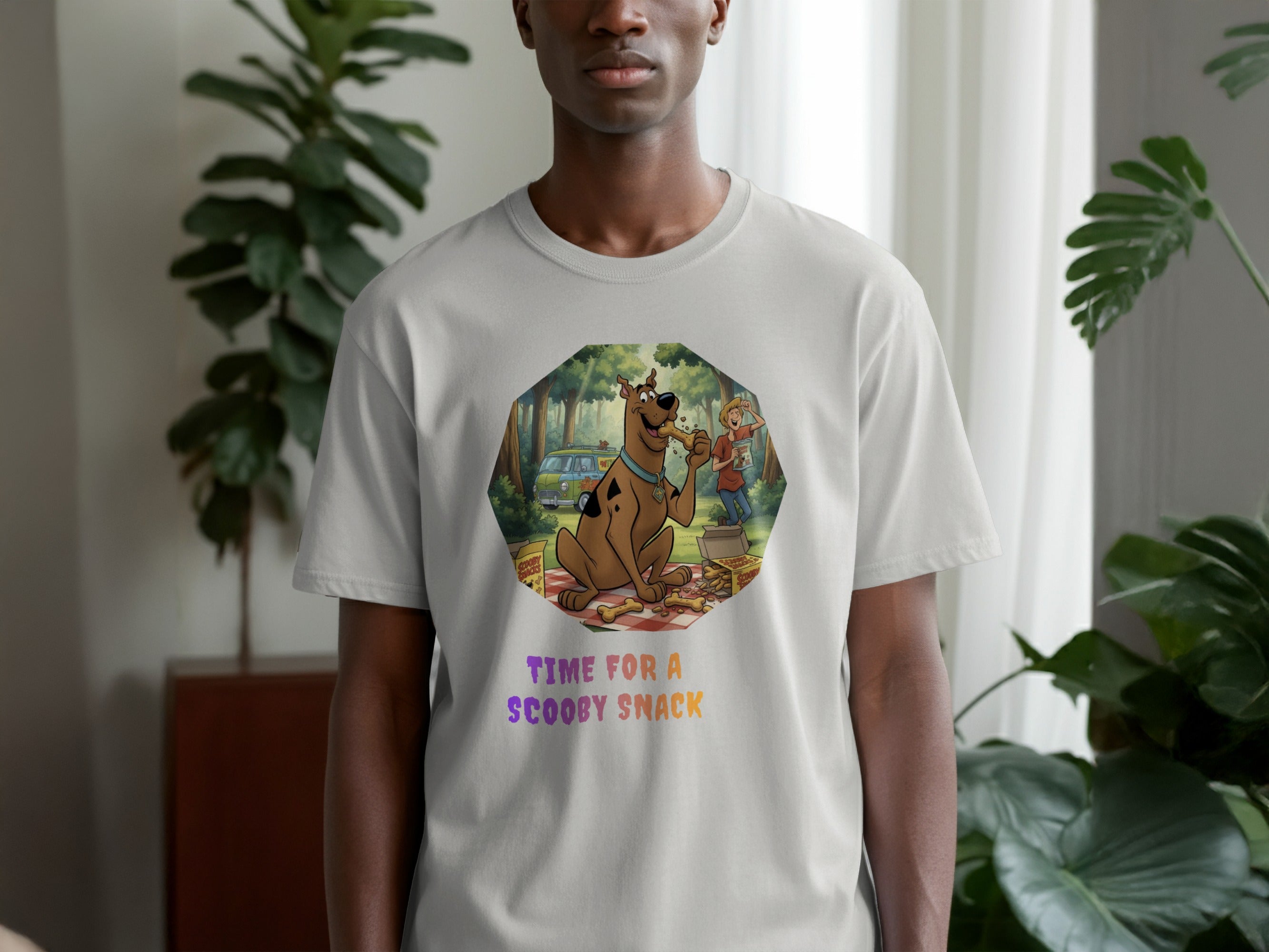 Time for a Scooby Snack Cartoon Graphic T-shirt