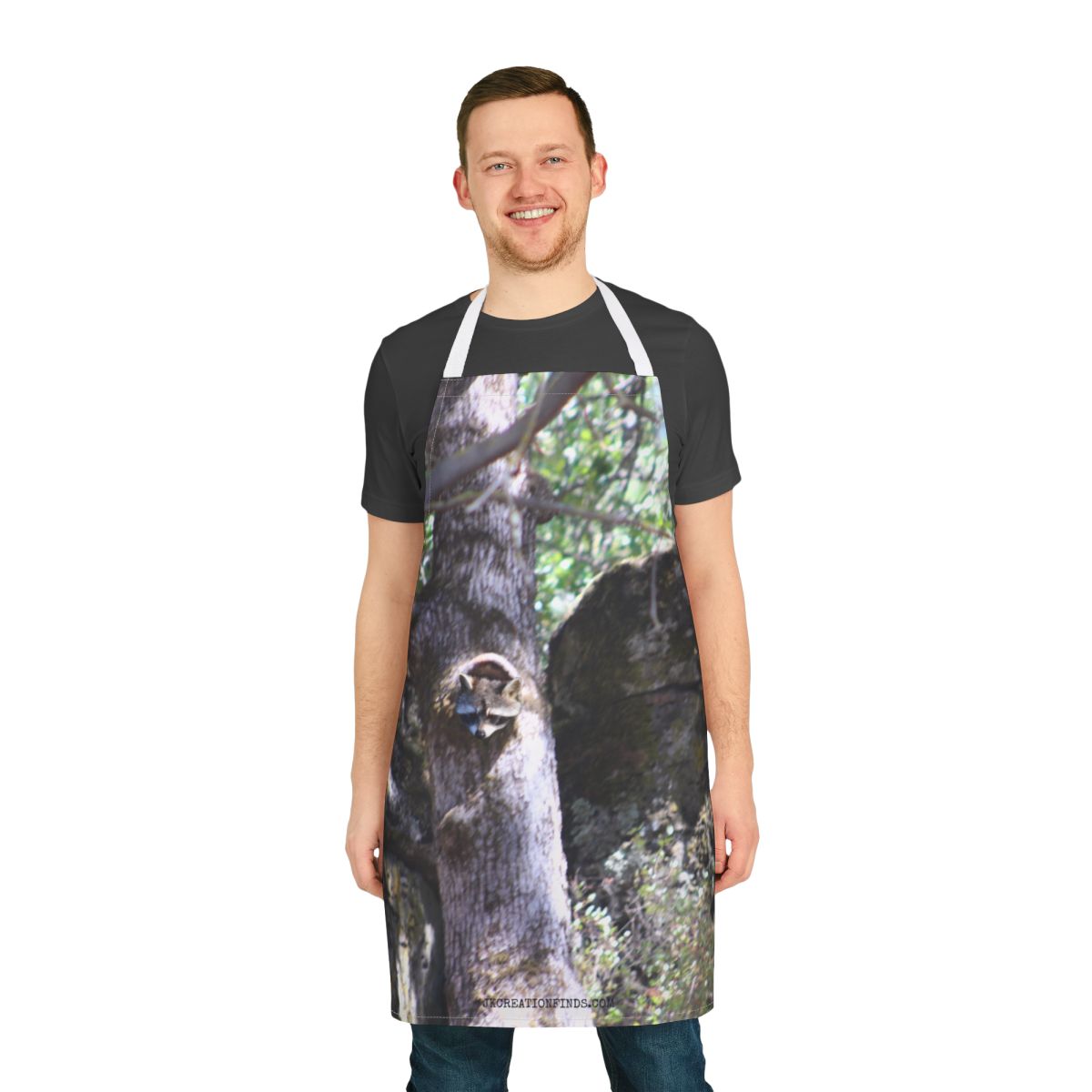 Majestic Forest Wildlife Scene Apron Product