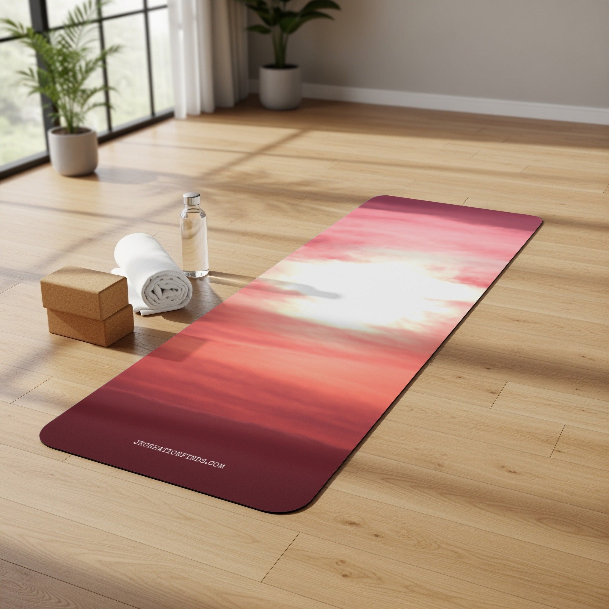 Sunrise Glow Design Printed Yoga Mat product