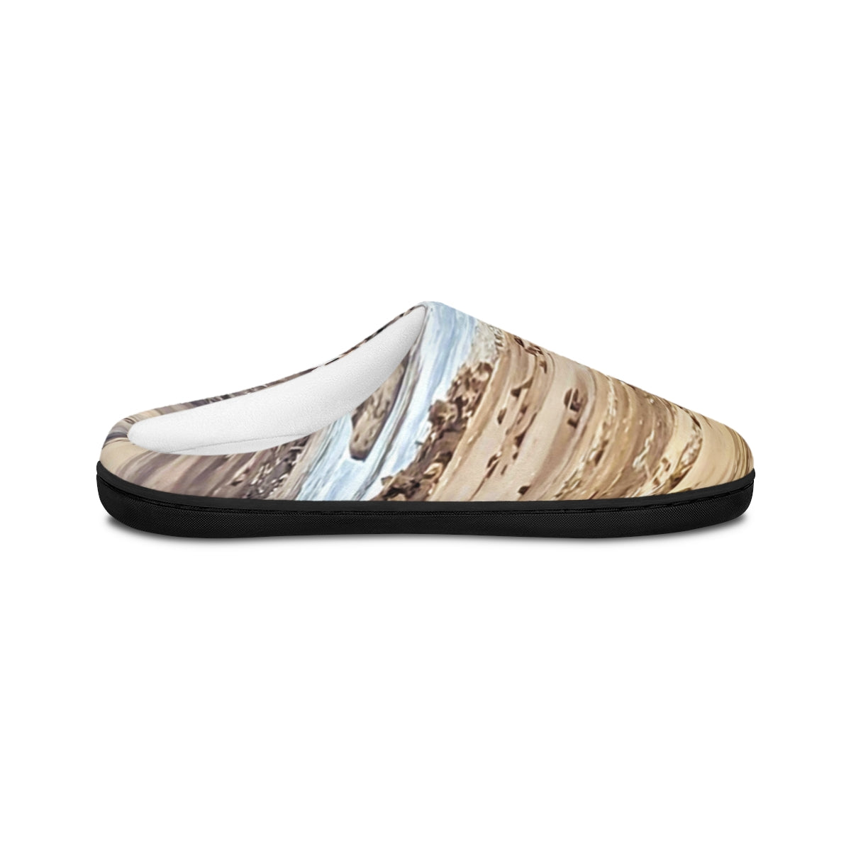 Coastal Beach Scene Slip-On House Slipper