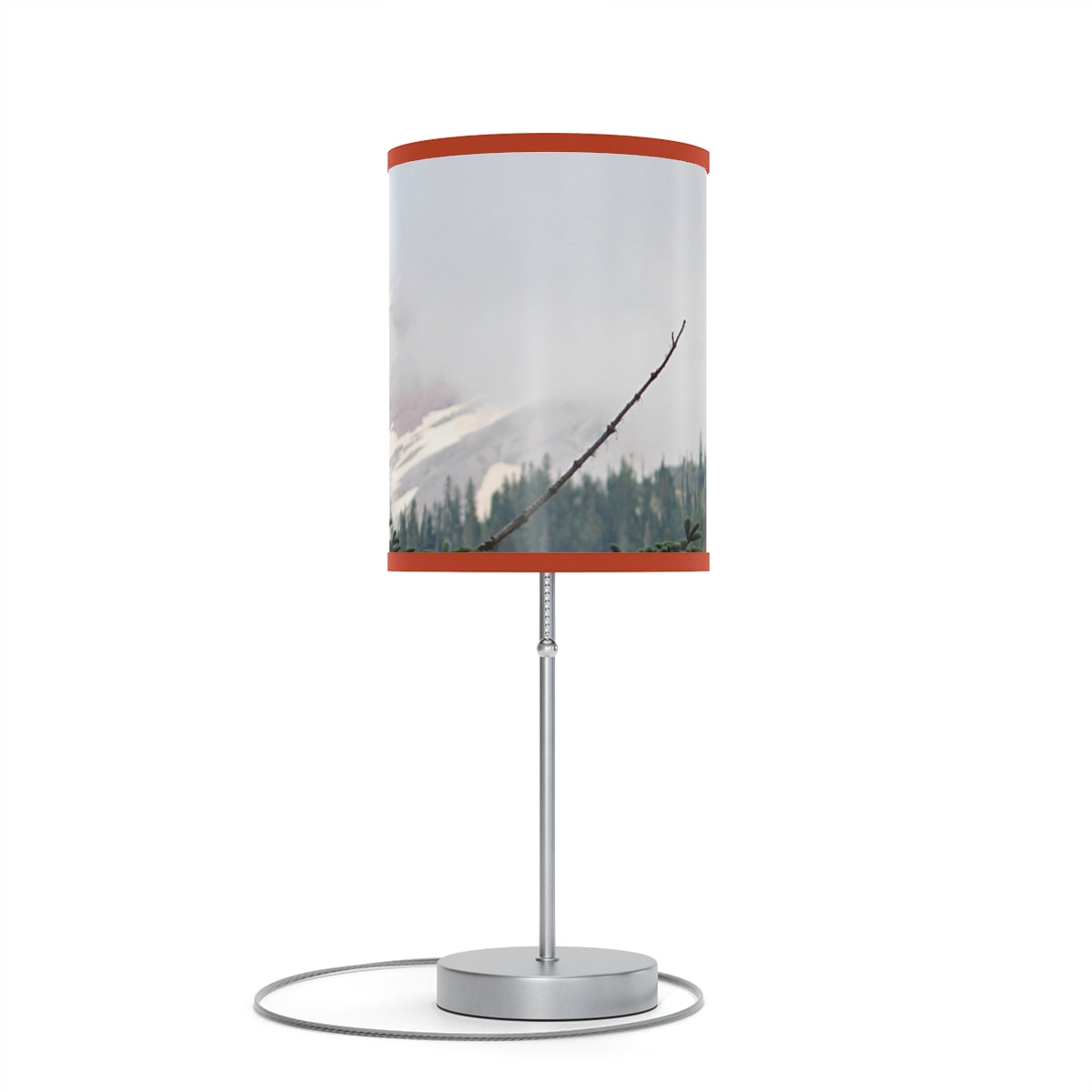 Mountain Mist Scene Art Decor Lamp Product
