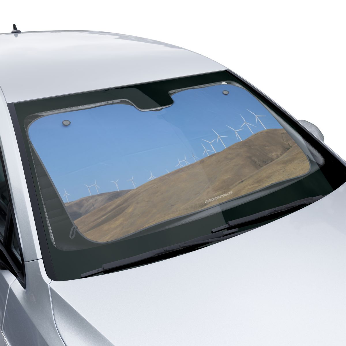 Car Windshield Sun Shade with Beautiful Scenic View