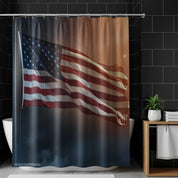 American National Flag Design Shower Curtain
