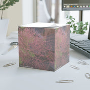 Decorative Floral Design Memo Cube for Office Desk