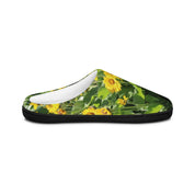 Sunflower Print Cozy Indoor Slippers for All Day Comfort