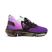 Stylish Gradient Purple and White Athletic Sneakers
