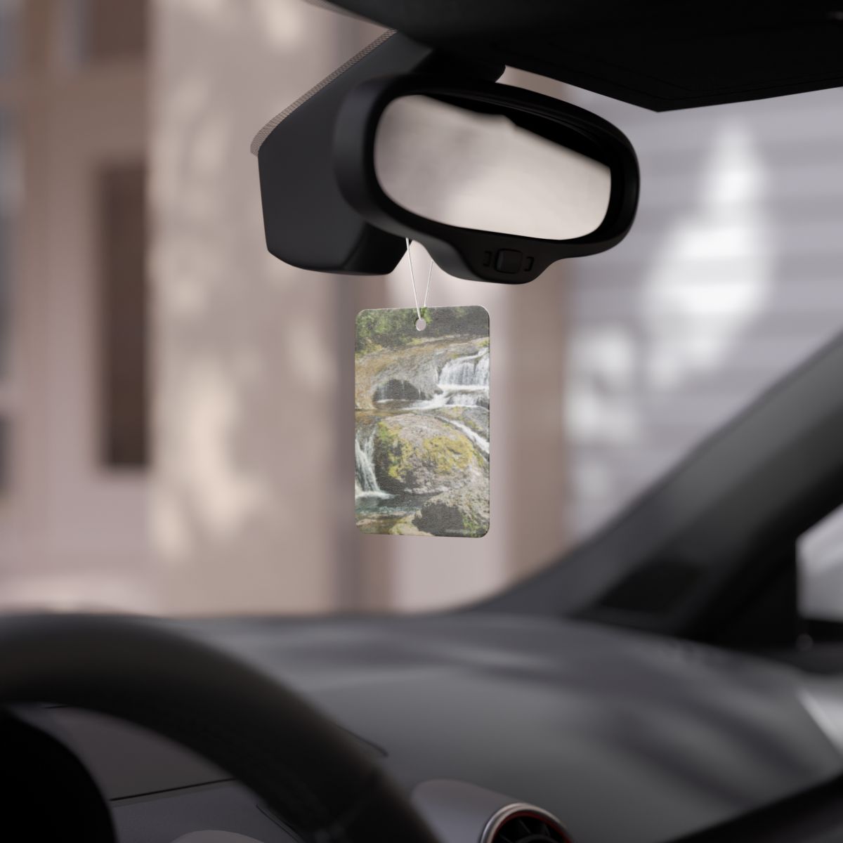 Scenic Waterfall Car Air Freshener for Fresh Ride