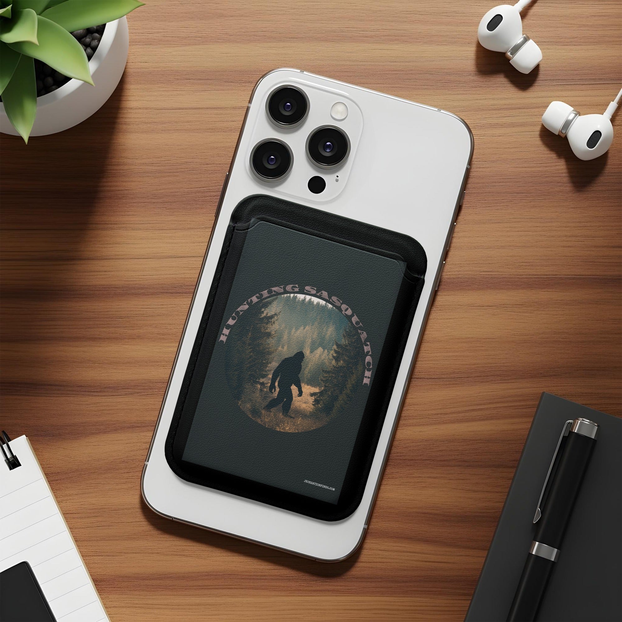 Hunting Sasquatch Phone Wallet Unique Product