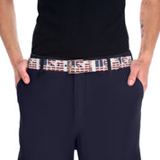American Flag Belt with Modern Design for Casual Wear