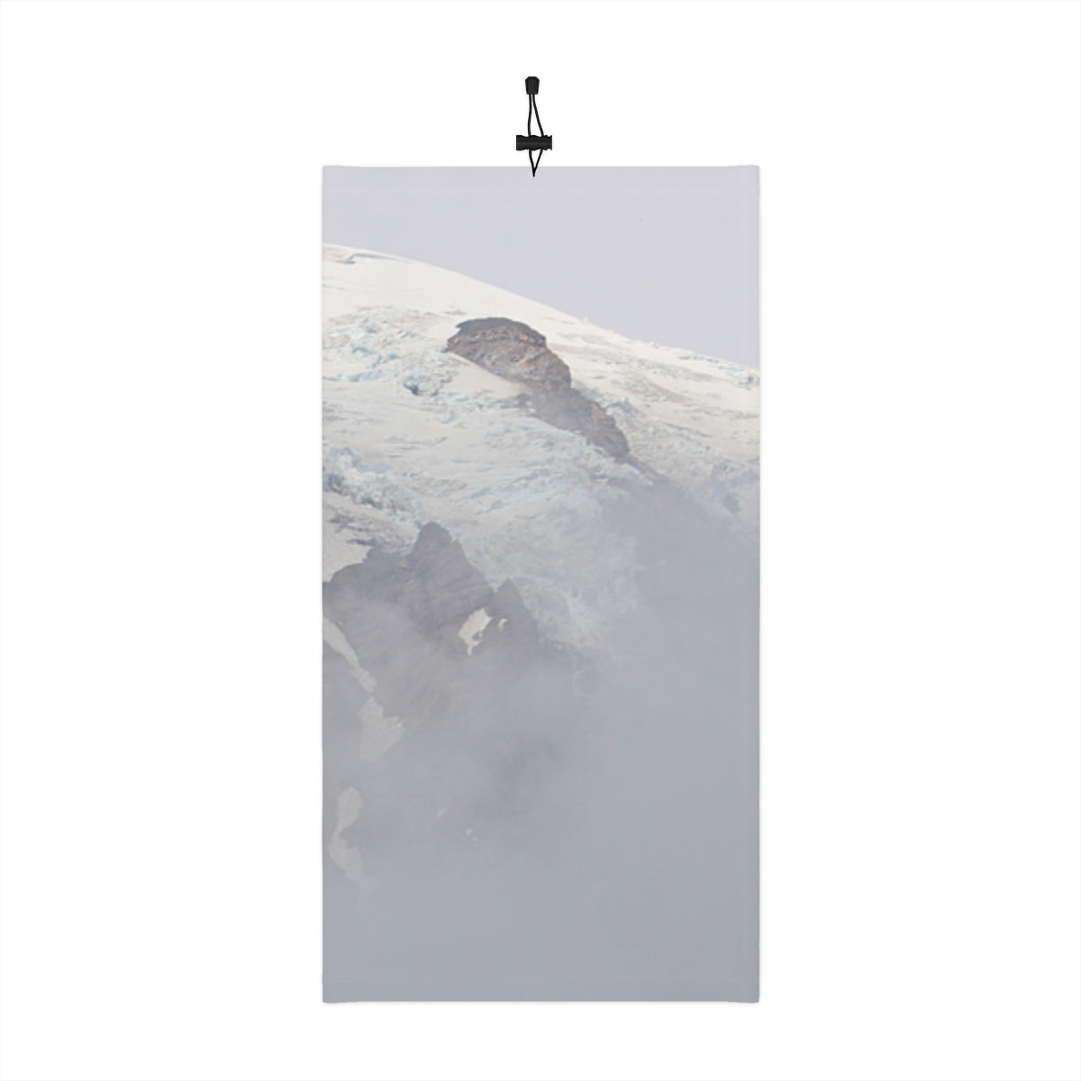 Mountainous Mist and Snow Scene Towel