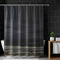 Dark Ocean Waves Nighttime Scene Shower Curtain